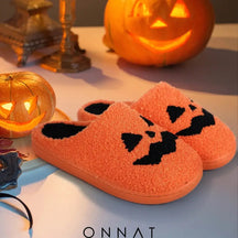 Halloween Pumpkin Slipper 40-41 / Orange Ghost Sandals