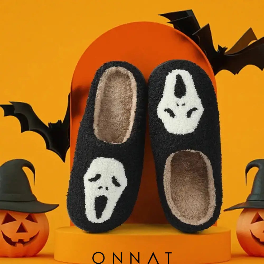 Halloween Pumpkin Slipper Sandals