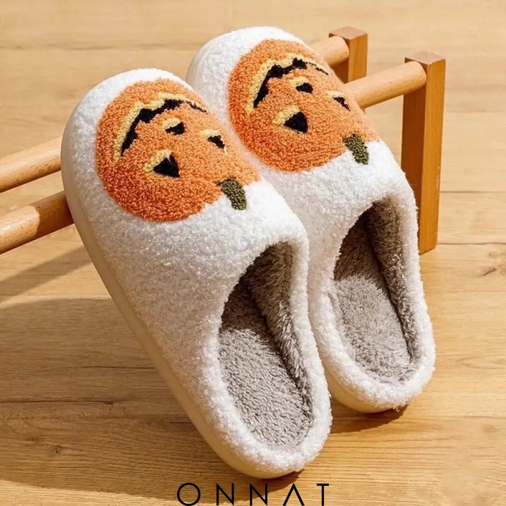 Halloween Pumpkin Slipper Sandals