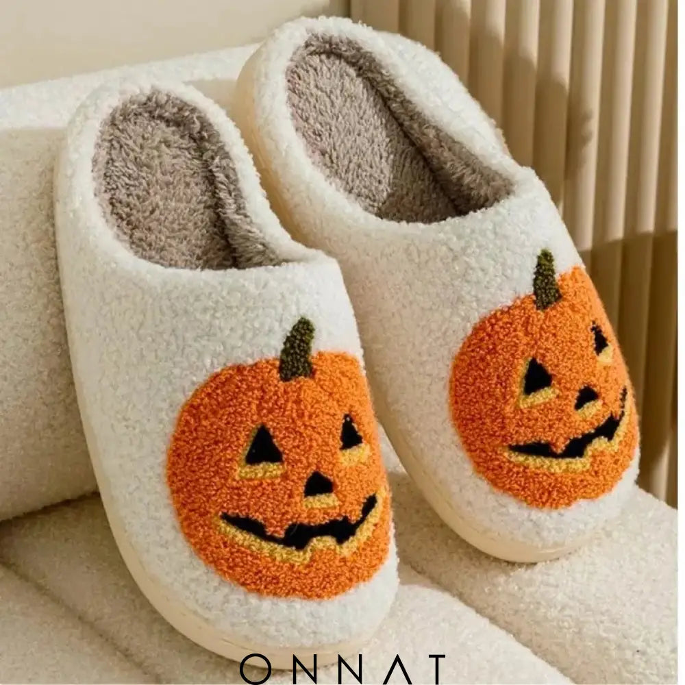 Halloween Pumpkin Slipper Sandals