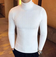 Italian Slim Fit Sweater White / S Menswear