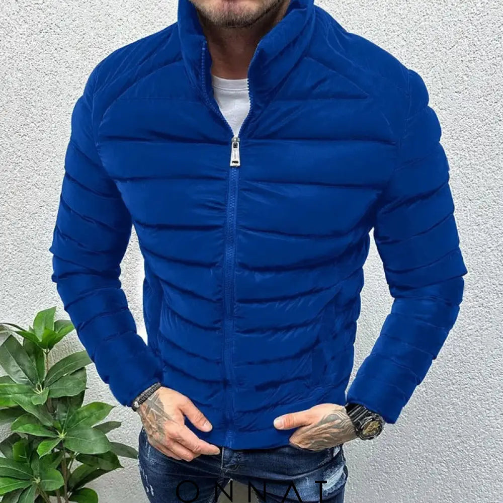 John Down Puffer Jacket Blue / Medium Menswear