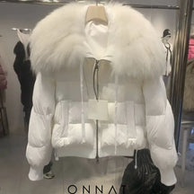 Katty Puffer Jacket White / M Coats & Jackets