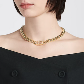 Diana Necklace - Gold Diamant (Logo)