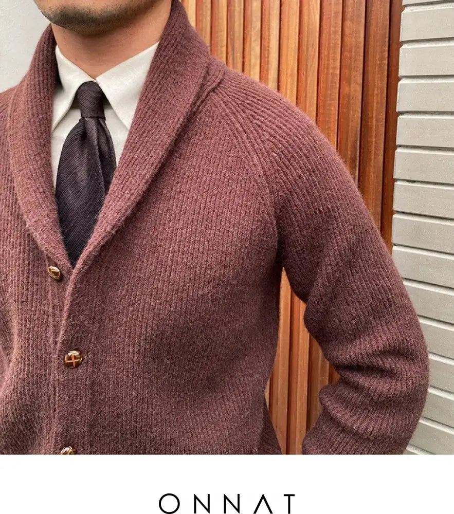 Knitted Cardigan Menswear