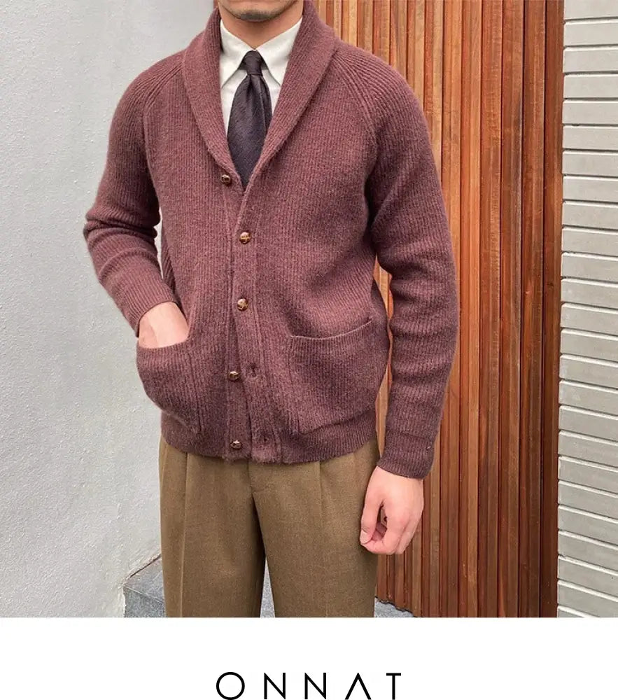 Knitted Cardigan Menswear