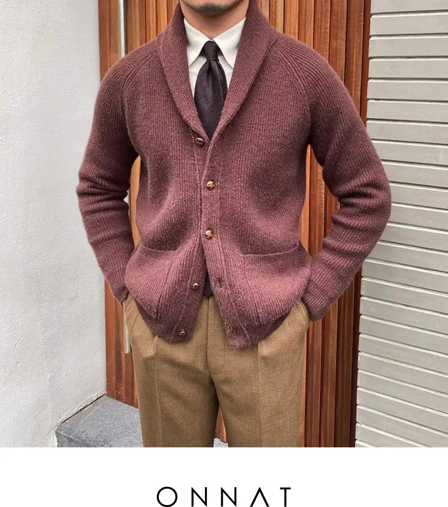 Knitted Cardigan Menswear