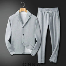 Knitted Premium Set Gray / Xs Menswear