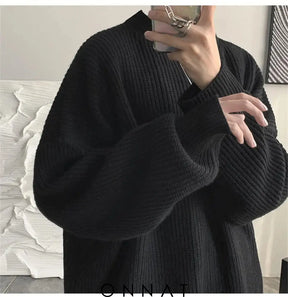 Knitted Sweater Pullover Menswear