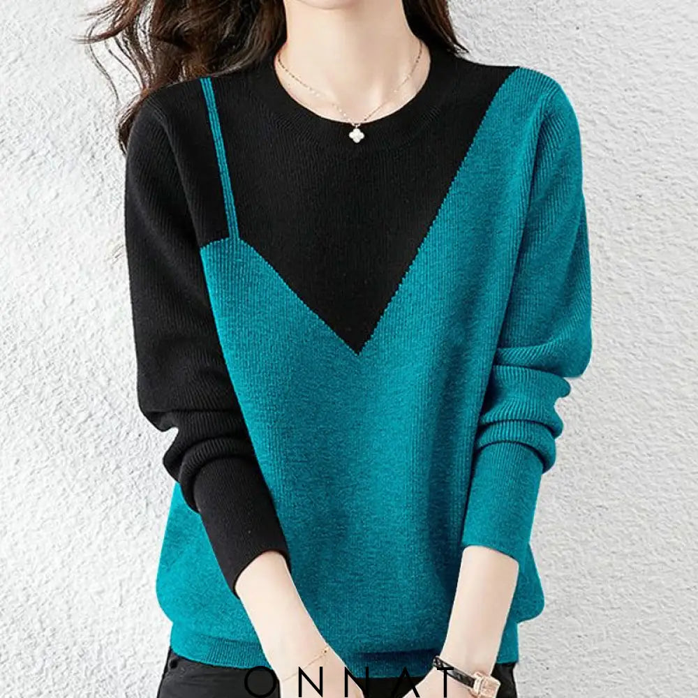 Knitted Sweater Skylar Blue / S Sweaters & Cardigans