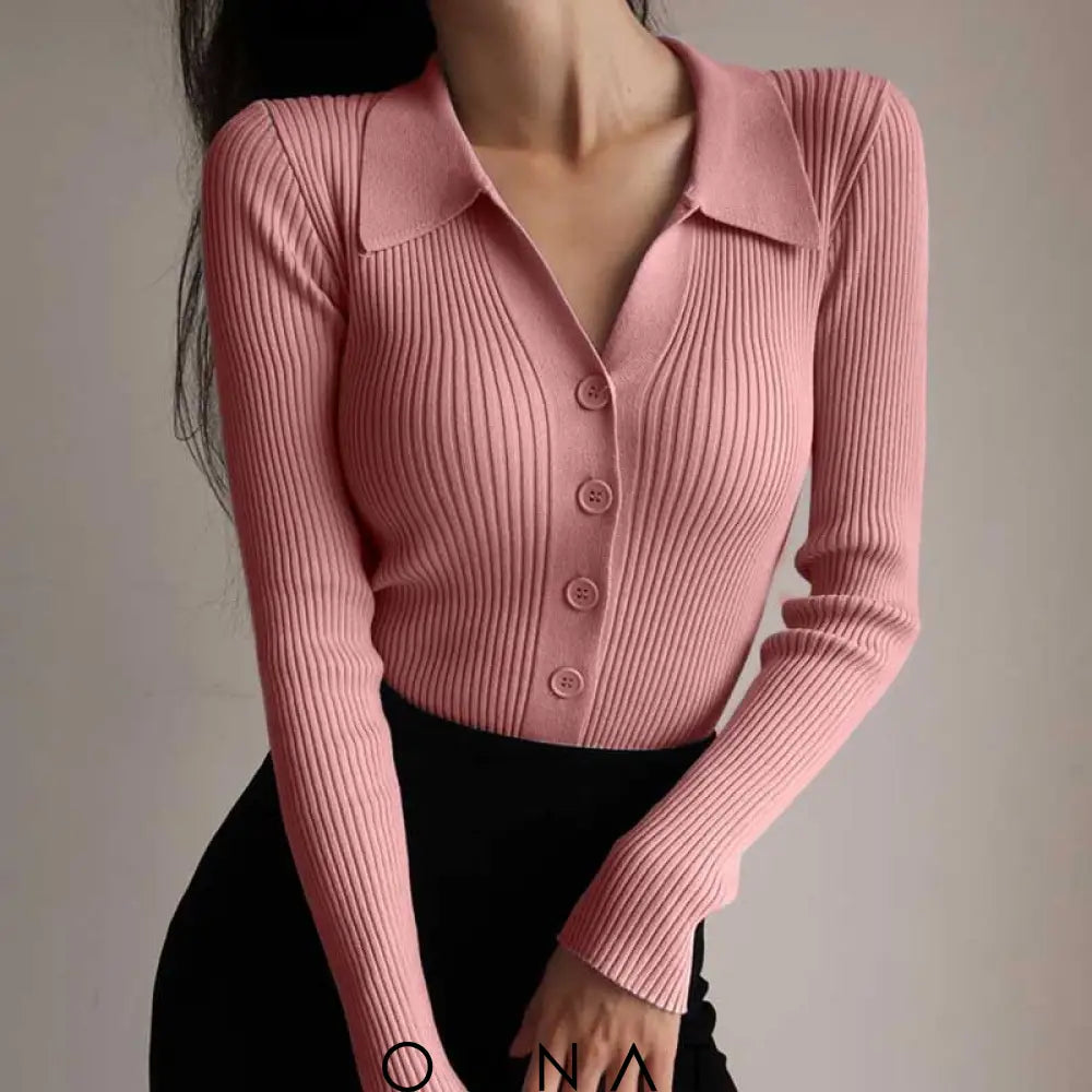 Lady Cardigan Pink / One Size Sweaters & Cardigans