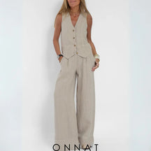 Lana Onnat - Tweedelige Set Beige / S Women’s Sets