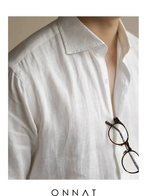 Linen Dress Shirt Menswear