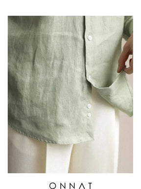 Linen Dress Shirt Menswear