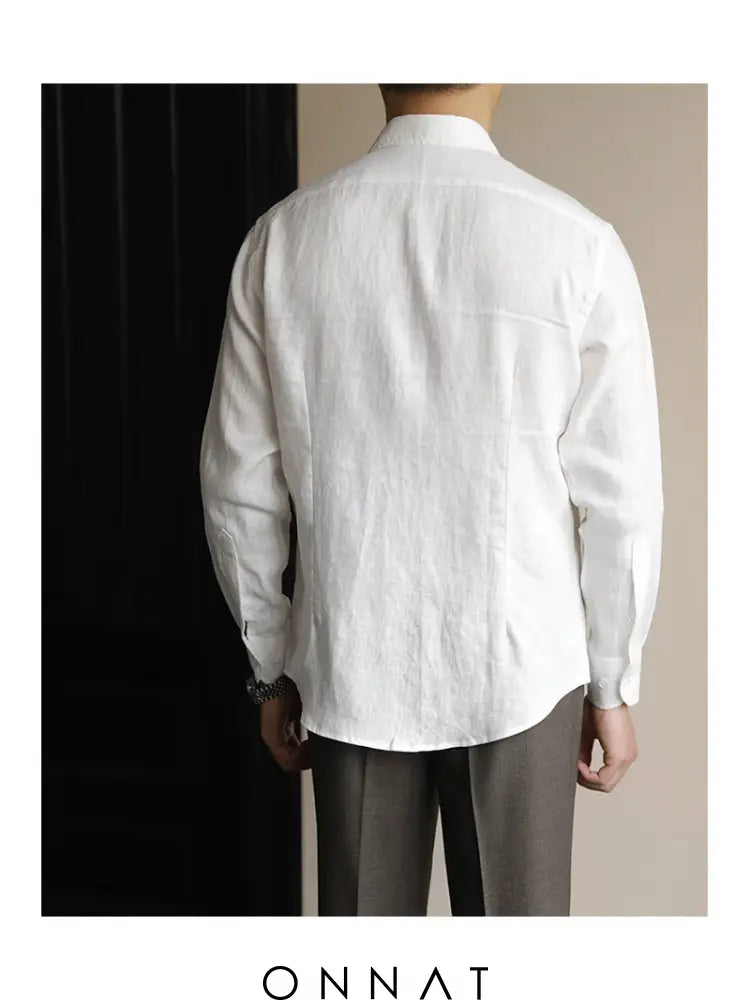 Linen Dress Shirt Menswear