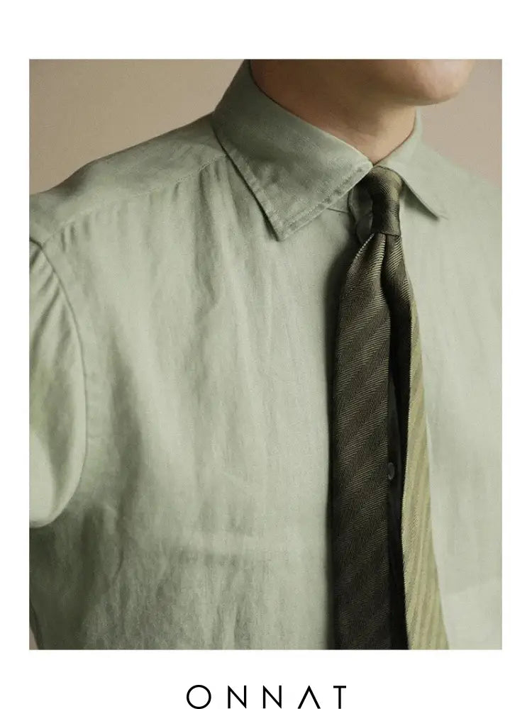 Linen Dress Shirt Menswear