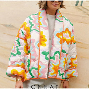 Loren Abstract Cardigan Coats & Jackets