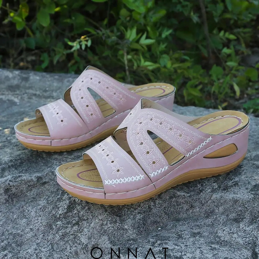 Luella™ - Zomerse Sandalen Met Sleehak