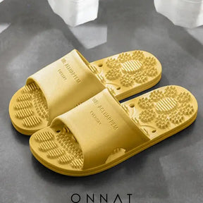 Luna Massage Slipper Yellow / 36-37 Sandals