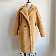 Luxe Cocoon Coat Yellow / Xs Coats & Jackets