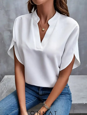 Manon Onnat - Blouse Met V-Hals Tops