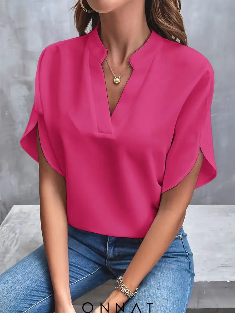 Manon Onnat - Blouse Met V-Hals Tops