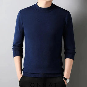 Men’s Half-High Collar Sweater Menswear