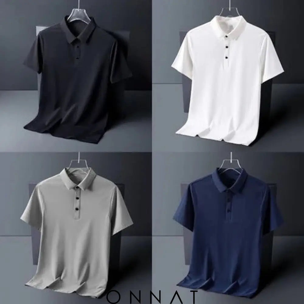 Men’s Polo T-Shirt Pack Of 4 Medium Menswear