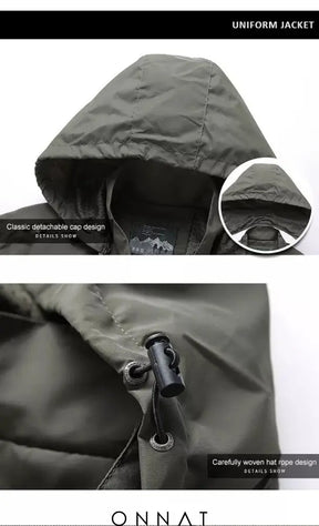 Mens Tactical Windbreaker Menswear