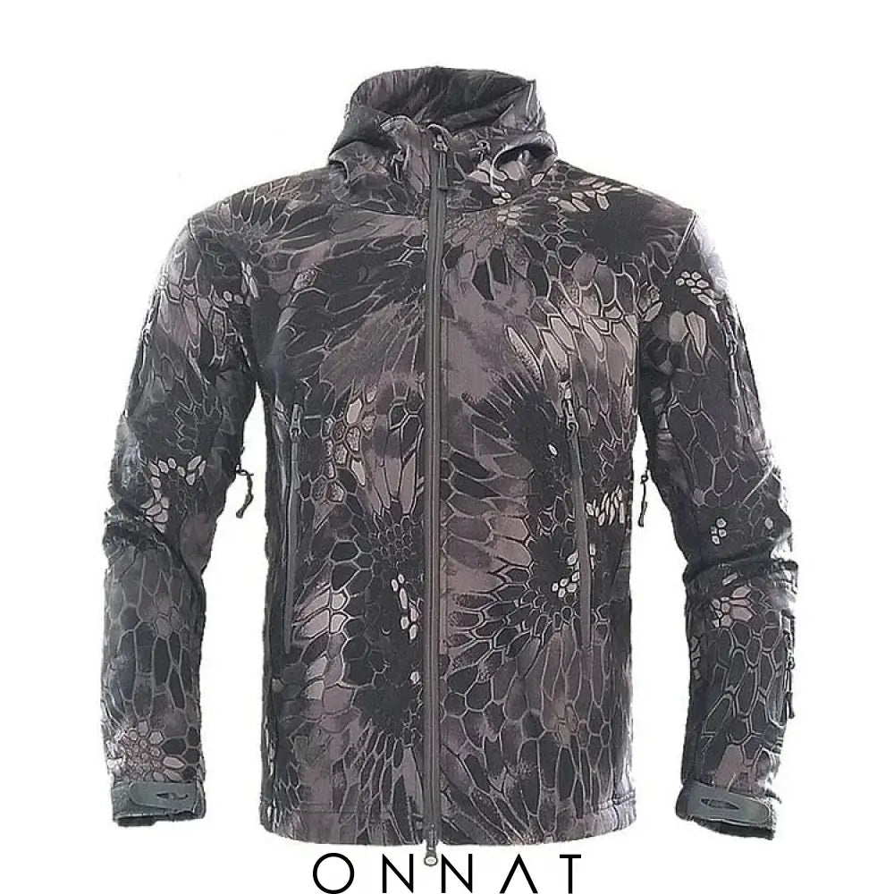 Men’s Windproof Waterproof Jacket Camouflage 1 / Medium Menswear