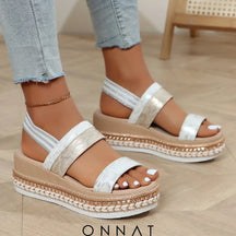 Noor™ - De Perfecte Sandalen Wit / 36