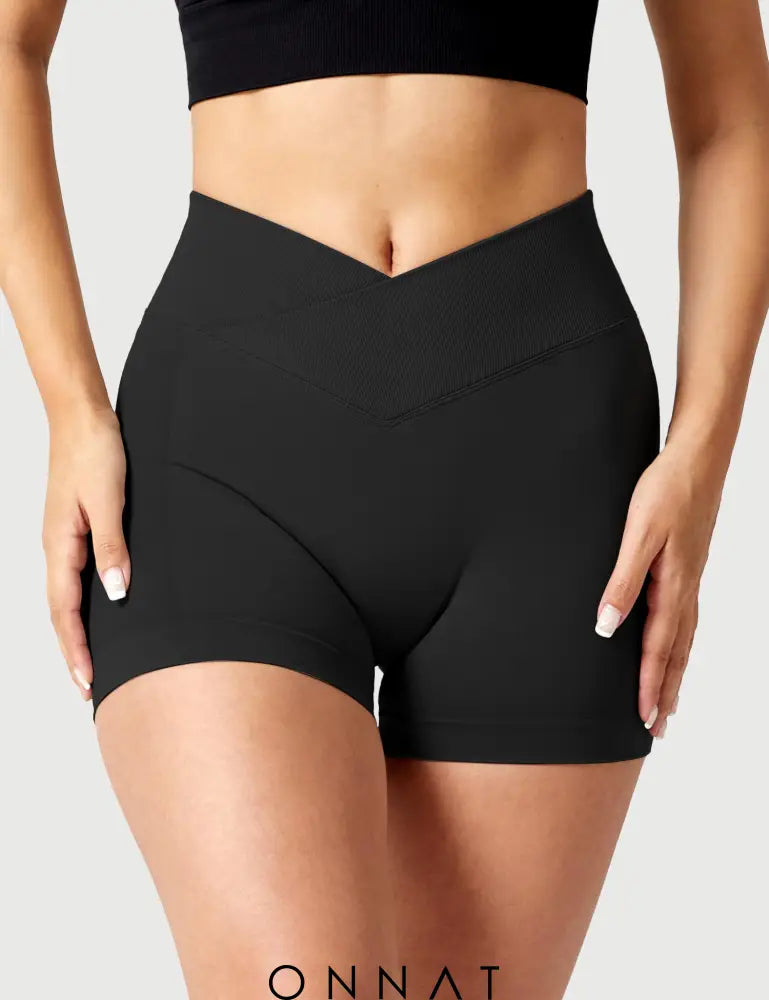 Onnat 3.6”Amplify V-Waistband Shorts Black / Xs