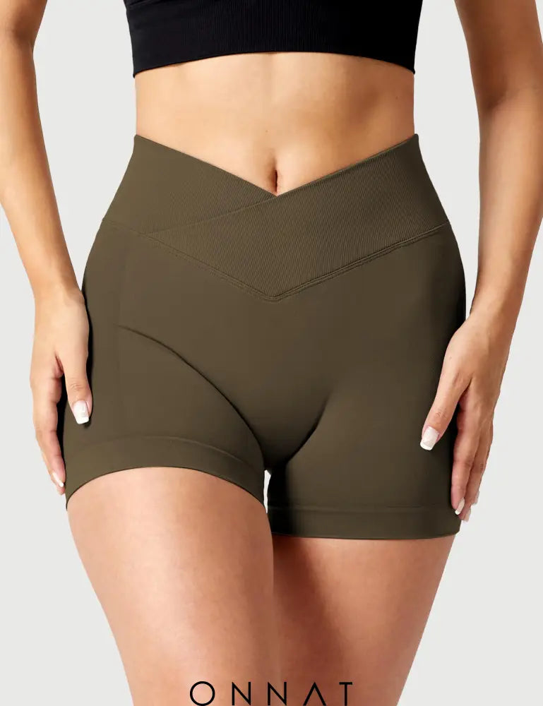 Onnat 3.6”Amplify V-Waistband Shorts Coffee / Xs