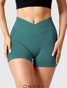 Onnat 3.6”Amplify V-Waistband Shorts Dark Green / Xs