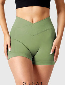 Onnat 3.6”Amplify V-Waistband Shorts Green / Xs