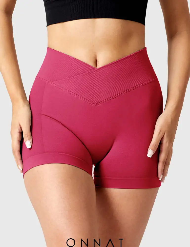 Onnat 3.6”Amplify V-Waistband Shorts Magenta / Xs