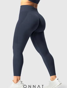 Onnat Amplify Seamless Leggings Navy Blue / Xs