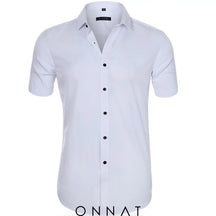 Onnat Breezefit Anti-Wrinkle Short Sleeve Shirt White / 38 Menswear