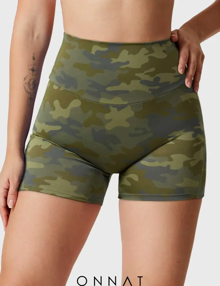 Onnat Camo Cargo Shorts