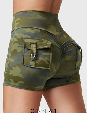 Onnat Camo Cargo Shorts / S