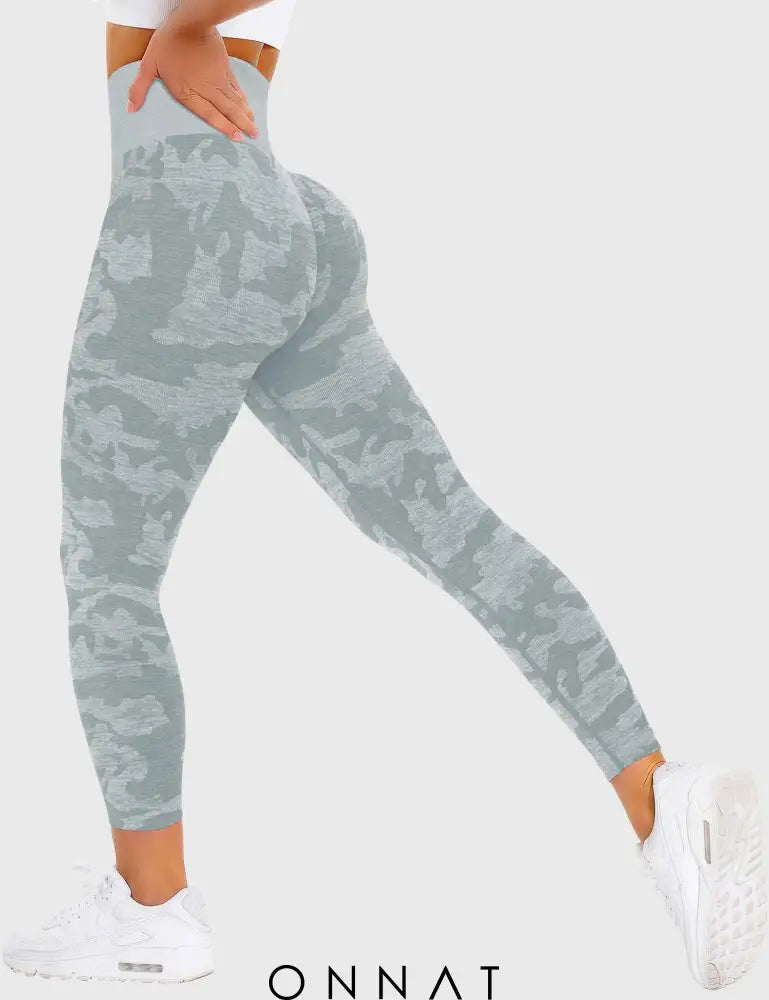 Onnat Camo Seamless Leggings Grey / Xs