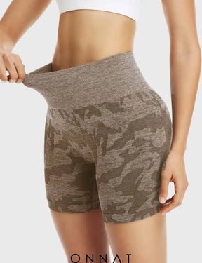 Onnat Camo Seamless Shorts