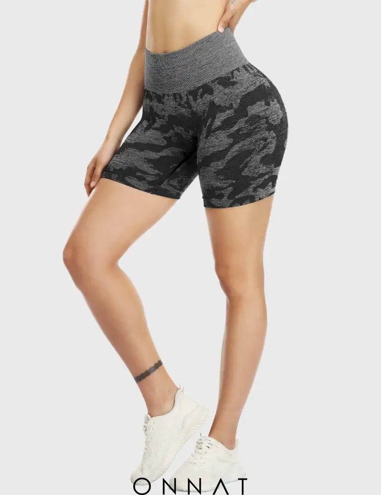 Onnat Camo Seamless Shorts