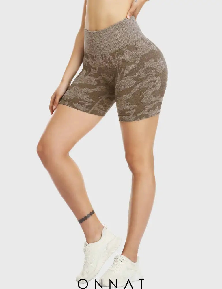 Onnat Camo Seamless Shorts