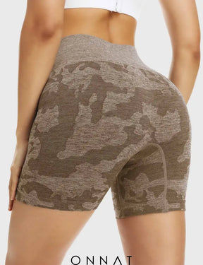 Onnat Camo Seamless Shorts