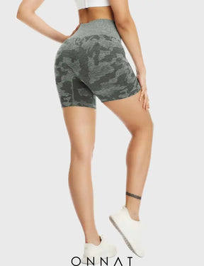 Onnat Camo Seamless Shorts