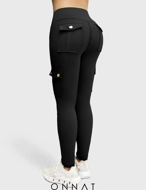 Onnat Cargo Workout Leggings With Pockets