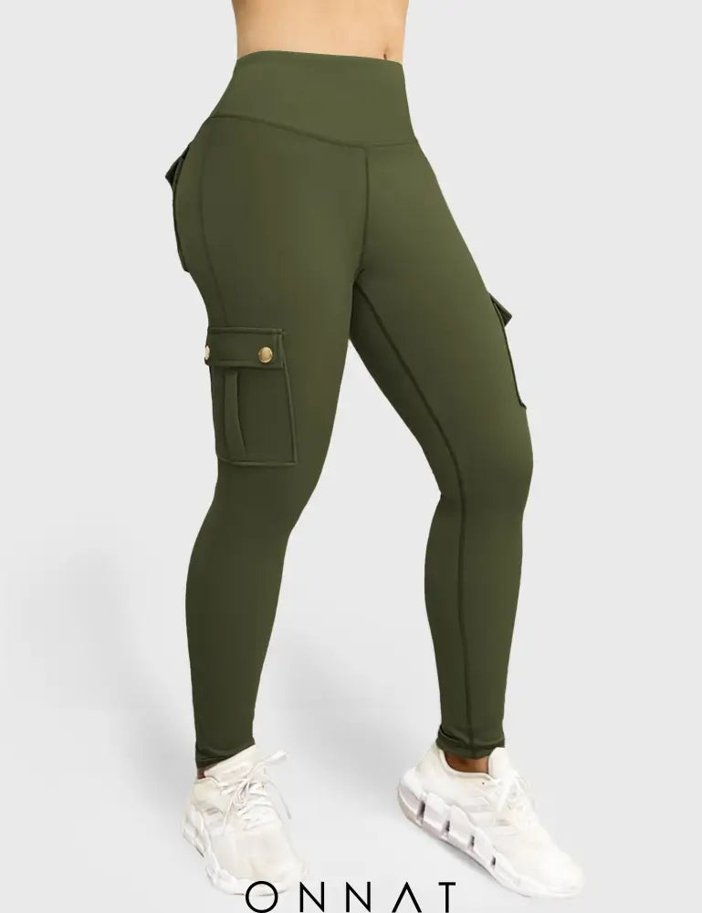 Onnat Cargo Workout Leggings With Pockets