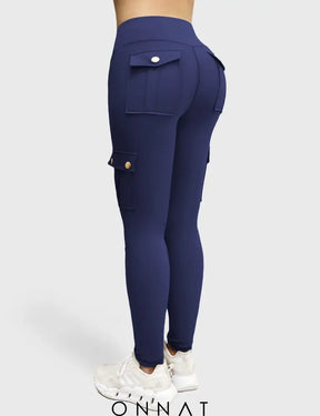 Onnat Cargo Workout Leggings With Pockets