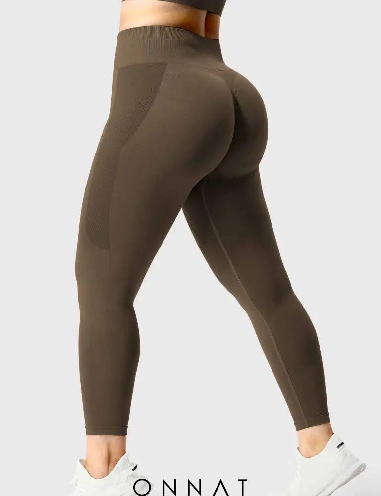 Onnat Classical Seamless Leggings Coffee / Xs